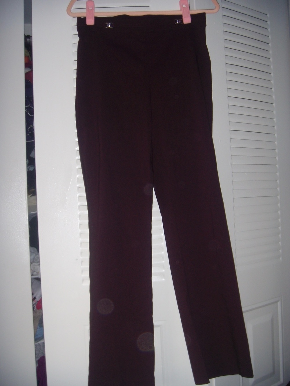 Counterparts Women's Dark Brown Straight-Leg Trousers